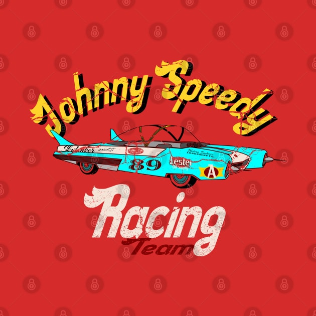 johnny Speedy futuristic racing team Distressed by SpaceWiz95