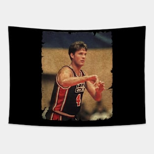 Christian Laettner #4 on Team USA Tapestry