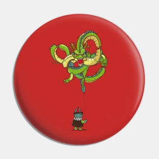 I´m Happy. Dragon balloon with Pilaf. Pin