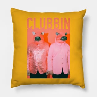 Clubbing Design. Raver Gear. cowies Pillow