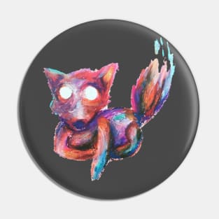 ghost fox Pin