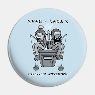 Sven & Lena's Excellent Adventure Pin