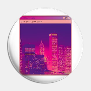 Cyberpunk City Pin