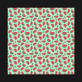 Watermelon Slices Pattern T-Shirt