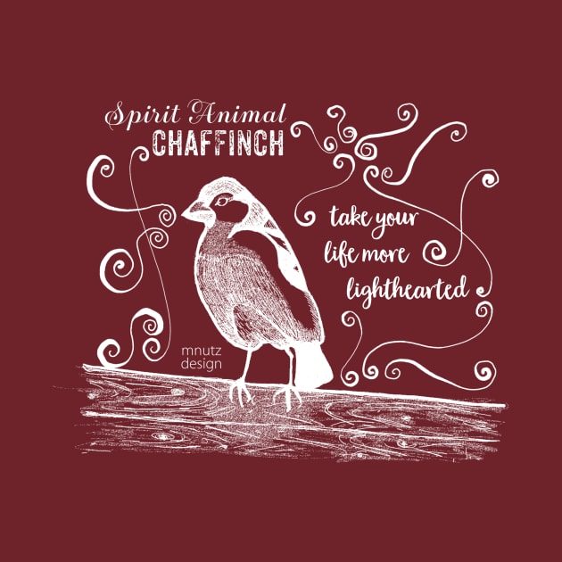 Spirit animal - Chaffinch white by mnutz