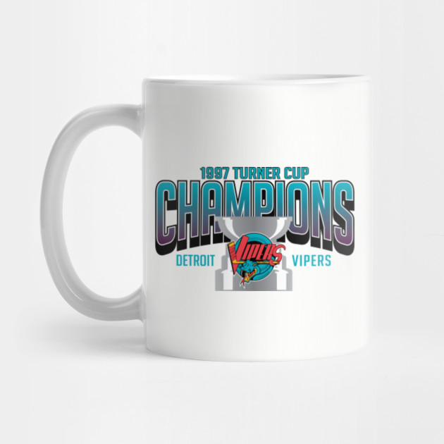 1997 Turner Cup Champions Detroit Vipers Mug Teepublic