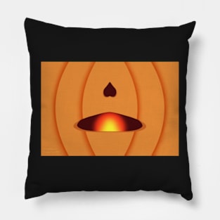 Gasp Pumpkin lit Face Pillow