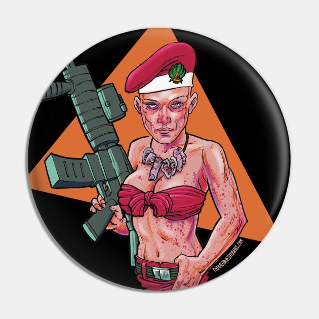 bloody women christmass soldier Pin by Paskalamak