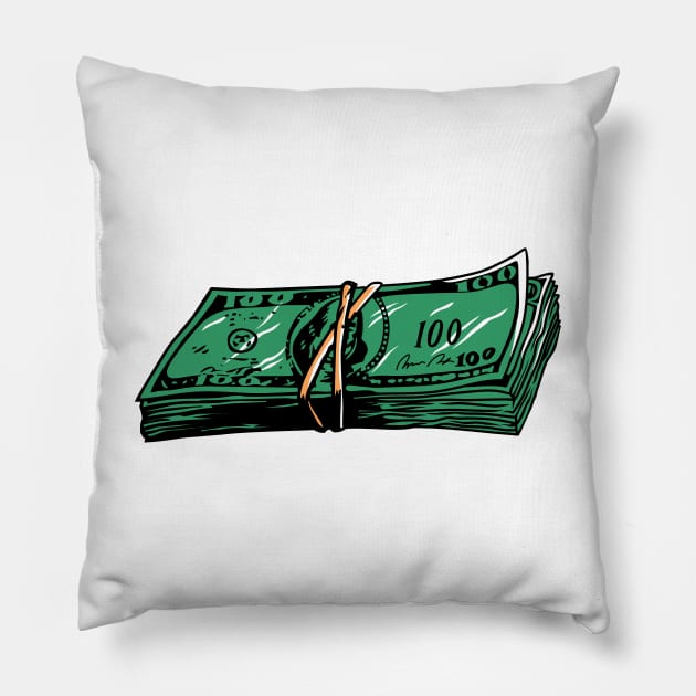 MONEY Pillow by damarhere