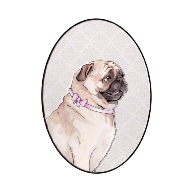 Mrs. Pug by KateBouman