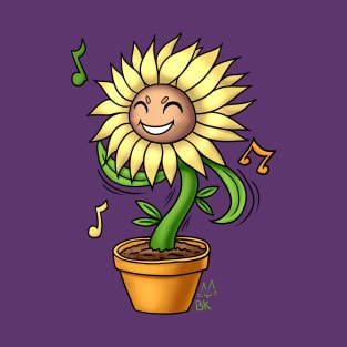 Happy Dancing Sunflower T-Shirt