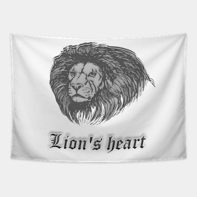 Lion "Lion's heart" Tapestry by leroo