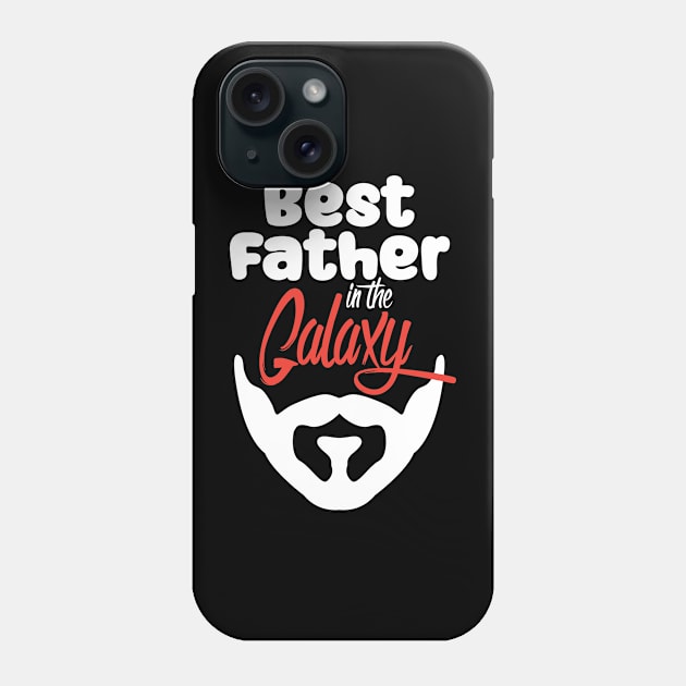 Best Father in the Galaxy-black Phone Case by penasavior