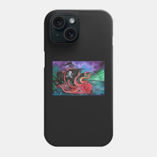 A Pirates Tale - Attack Of The Mutant Octopus Phone Case