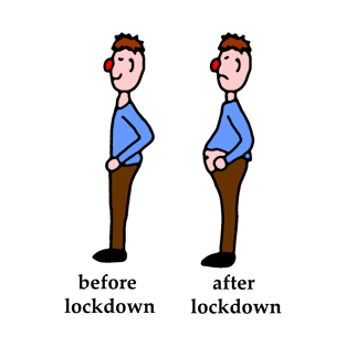 Before and after lockdown T-Shirt