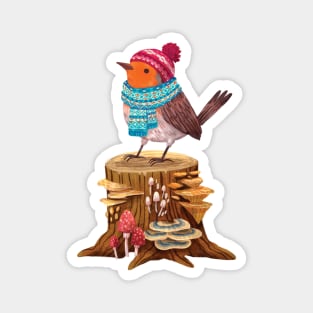 Cozy Robin Magnet