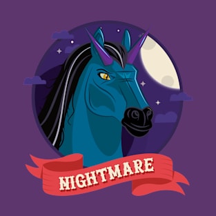 Nightmare Halloween Horse T-Shirt