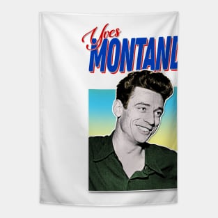 Yves Montand ∆ 80s Style Retro Design Tapestry