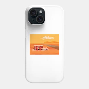 Old Gas Station in Tonapah Phone Case