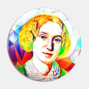 George Eliot Colourful Portrait | George Eliot Artwork 15 Pin