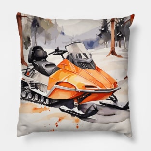 Snowmobile Pillow