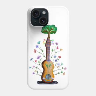 Tree of Flowering Music Phone Case