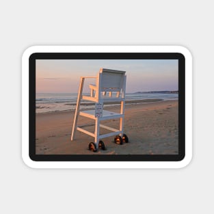 Lifeguard Chair Ogunquit Beach at Sunrise Ogunquit Maine Magnet