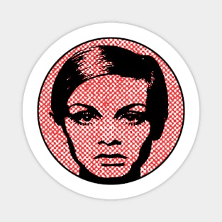 TWIGGY (Red Print) Magnet