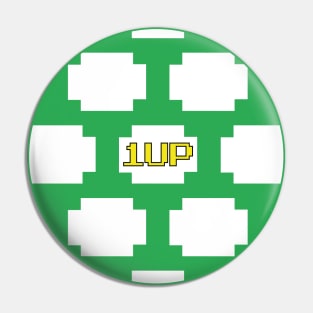 1Up Videogame extra life Pin