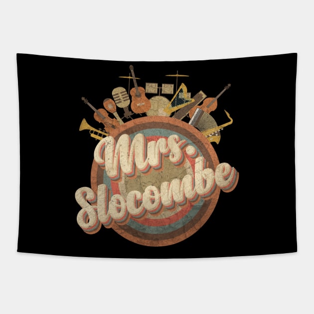 Music Tour Vintage Retro // Mrs. Slocombe Tapestry by kumurkumur