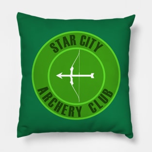 Star City Archery Club - Green Pillow