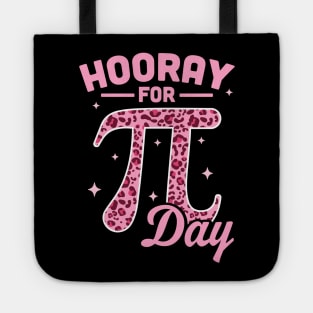 Hooray For Pi Day Pink Leopard Print Tote