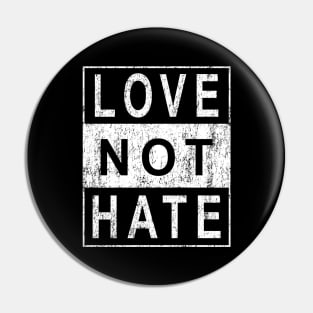 Love Not Hate | Black Lives Matter. Pin