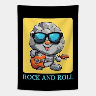 Rock and Roll | Rock Pun Tapestry