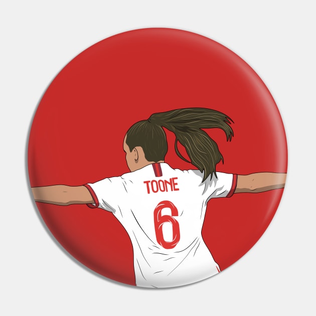 Ella Toone England Hat Trick Pin by Hevding