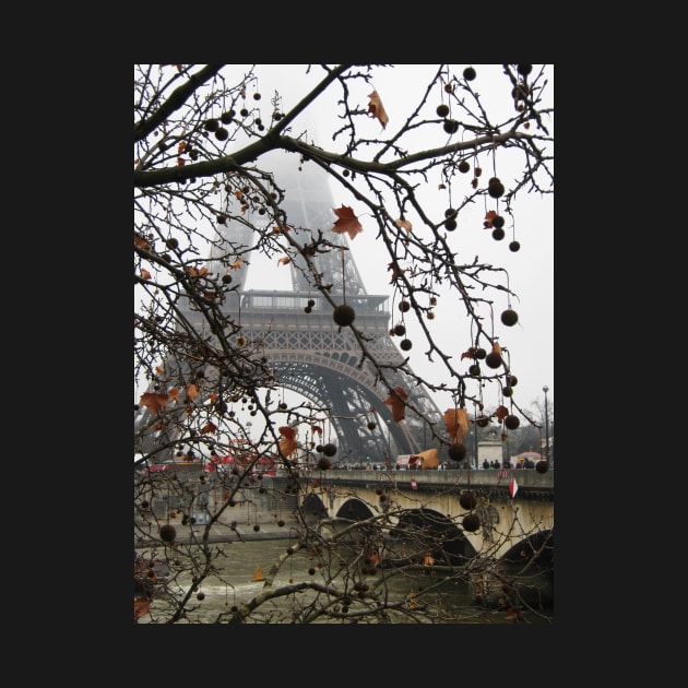 The Eiffel Tower in the Mist by AlexaZari