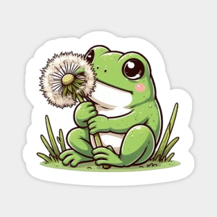 Dandelion Frog Magnet