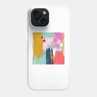 Abstract Brush Strokes Phone Case