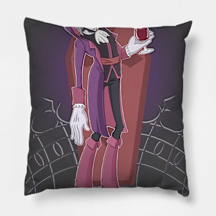 The Vampire (Cartoon Horror) Pillow