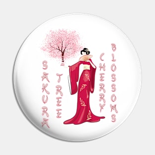 Sakura tree - cherry blossoms Pin