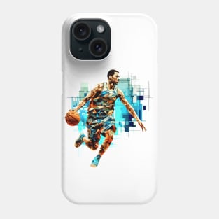 Basketball Player Sport Game Champion Competition Abstract Phone Case