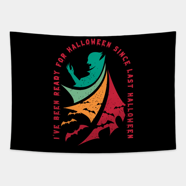 Halloween Outfit for a Vampire Lover Tapestry by AlleyField