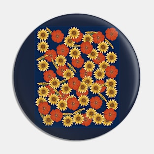 Summer Flowers Pin