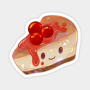 Happy Cherry Cheesecake Magnet