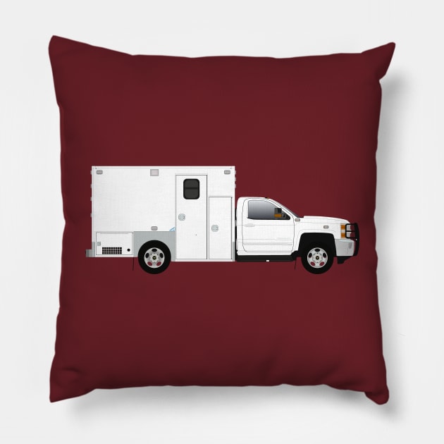 White Type I ambulance Pillow by BassFishin