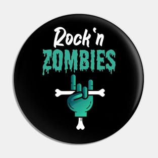 Rock'n zombies Pin