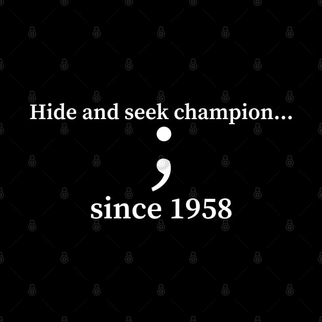 hide and seek champion ; since 1964 by yassinnox