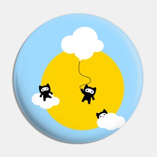 Ninja cats in the sky Pin