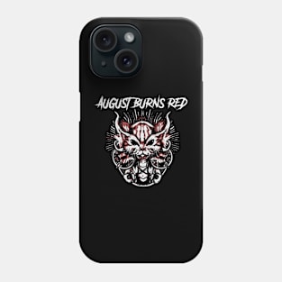 august burn reds dark fox Phone Case