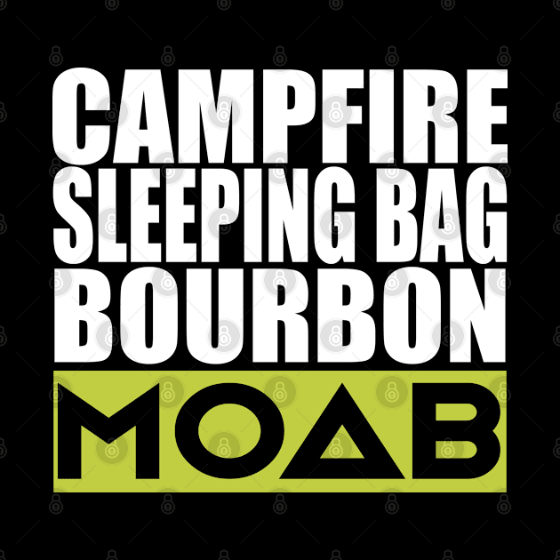 Campfire, Sleeping Bag, Bourbon, Moab by esskay1000